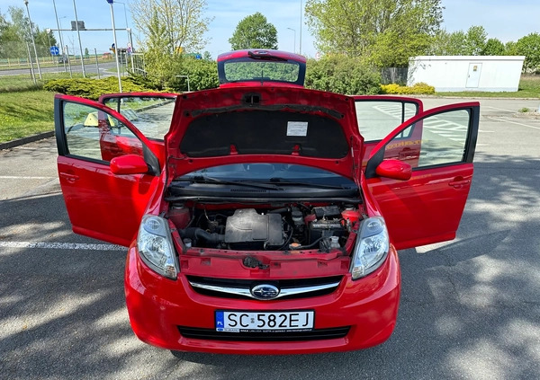 Subaru Justy cena 12300 przebieg: 177000, rok produkcji 2010 z Częstochowa małe 562